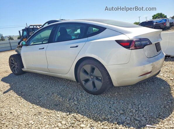 5YJ3E1EB8MF974511 2021 TESLA MODEL White Tył lewy