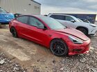 2021 Tesla Model 3 Red vin: 5YJ3E1EB8MF975920