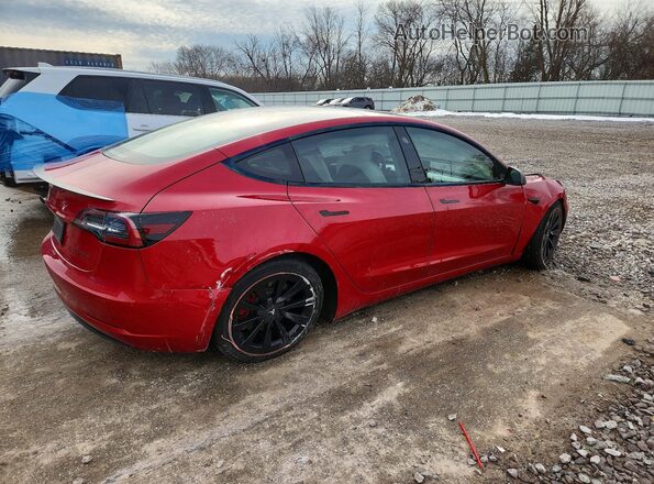 5YJ3E1EB8MF975920 2021 TESLA MODEL Red Tył prawy