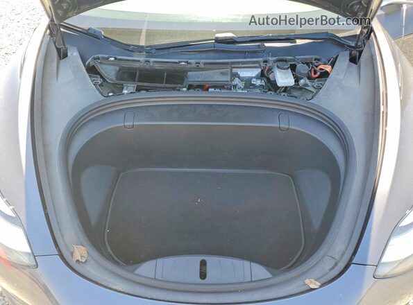 5YJ3E1EB9JF089763 2018 TESLA MODEL Серый Вид задней части салона