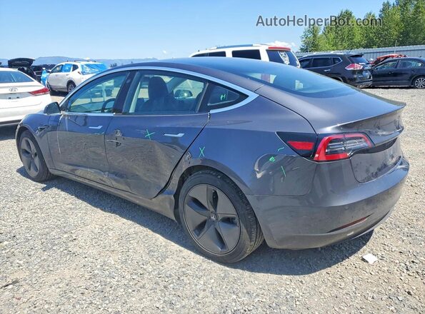 5YJ3E1EB9JF089763 2018 TESLA MODEL Серый Задняя левая четверть