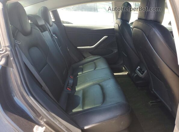 5YJ3E1EB9JF089763 2018 TESLA MODEL Серый Вид задних сидений
