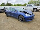 2018 Tesla Model 3 Синий vin: 5YJ3E1EB9JF093621