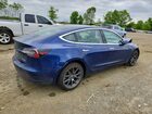 2018 Tesla Model 3 Синий vin: 5YJ3E1EB9JF093621