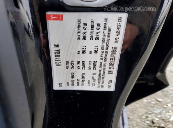 5YJ3E1EB9JF103452 2018 TESLA MODEL Черный Вид подкапотного пространства