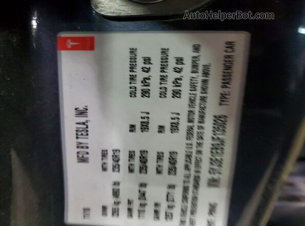 5YJ3E1EB9JF135026 2018 TESLA MODEL Blue Widok komory silnika