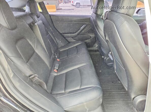 5YJ3E1EB9JF184839 2018 TESLA MODEL Черный Вид задней части салона