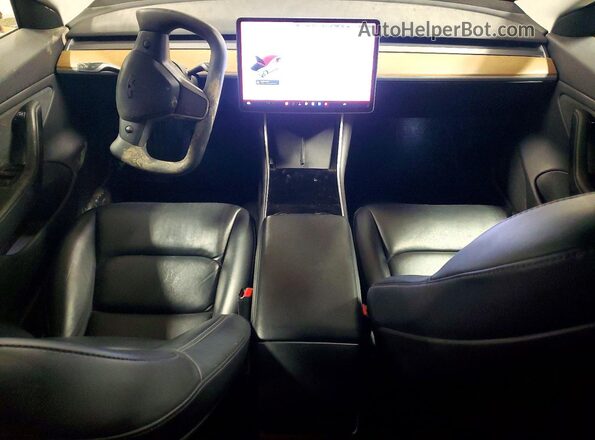 5YJ3E1EB9KF413392 2019 TESLA MODEL Red Vista del salpicadero