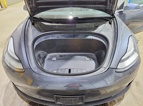 5YJ3E1EB9KF469641 2019 TESLA MODEL Синий Вид задней части салона