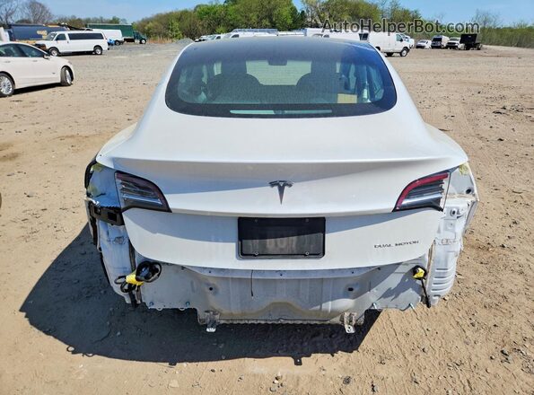 5YJ3E1EB9KF515730 2019 TESLA MODEL Белый Вид сзади