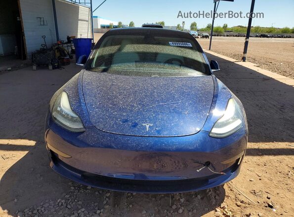 5YJ3E1EB9LF640258 2020 TESLA MODEL Синий Вид спереди
