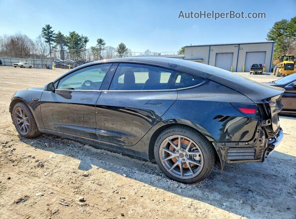 5YJ3E1EB9MF028238 2021 TESLA MODEL Черный Задняя левая четверть