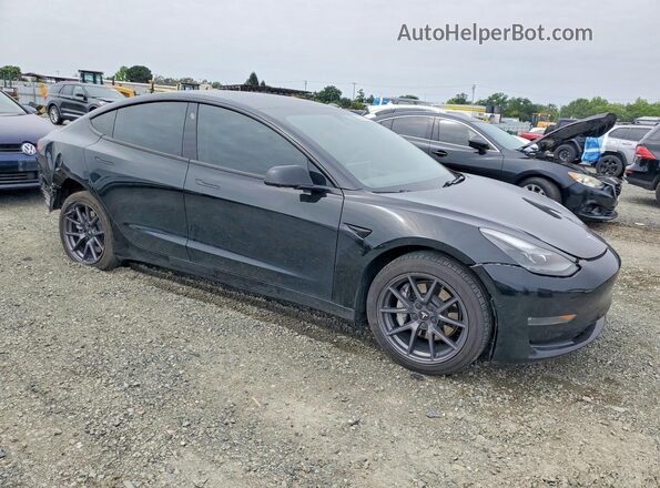5YJ3E1EB9MF072286 2021 TESLA MODEL Black Delantero derecho