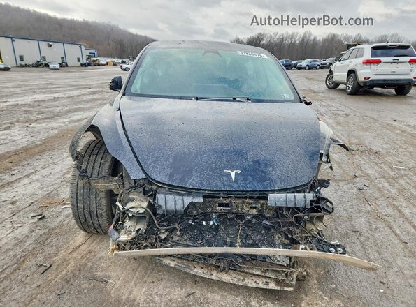5YJ3E1EB9NF265149 2022 TESLA MODEL Черный Вид спереди
