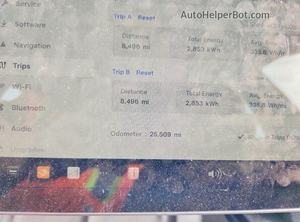 5YJ3E1EB9NF265149 2022 TESLA MODEL Черный Вид щитка приборов