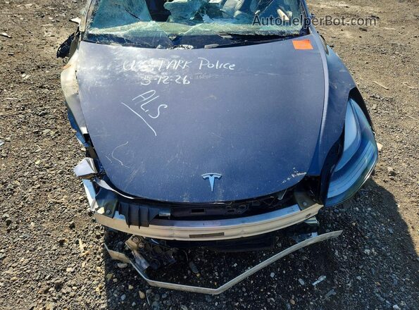 5YJ3E1EB9NF334468 2022 TESLA MODEL Gray Widok wnętrza z tyłu
