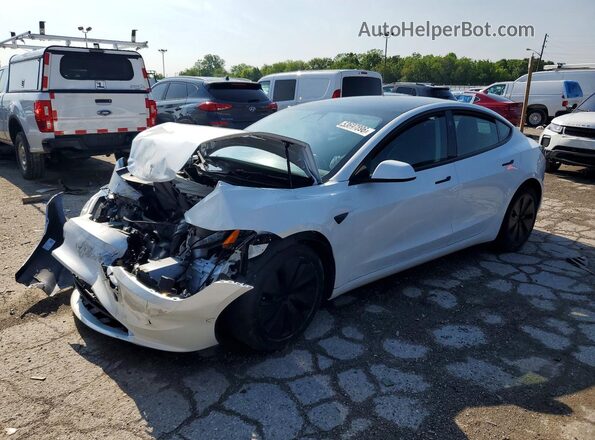 5YJ3E1EB9RF734262 2024 TESLA MODEL Белый Передняя левая четверть
