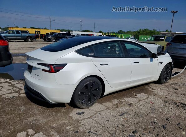 5YJ3E1EB9RF734262 2024 TESLA MODEL Белый Задняя правая четверть