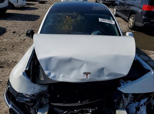 5YJ3E1EB9RF734262 2024 TESLA MODEL Белый Вид задней части салона
