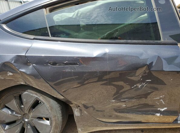 5YJ3E1EB9RF738330 2024 TESLA MODEL Charcoal Հետևի նստատեղերի տեսք