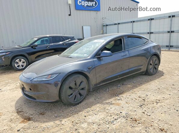 5YJ3E1EB9RF738330 2024 TESLA MODEL Charcoal Առջևի ձախ երեք քառորդ տեսարան
