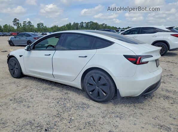 5YJ3E1EB9RF809588 2024 TESLA MODEL Белый Задняя левая четверть