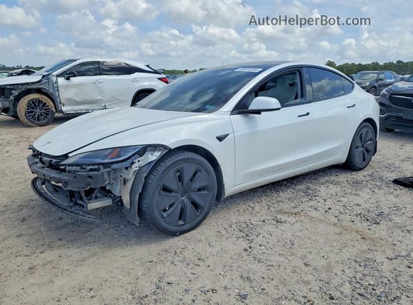 5YJ3E1EB9RF809588 2024 TESLA MODEL Белый Передняя левая четверть