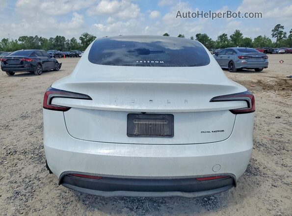 5YJ3E1EB9RF809588 2024 TESLA MODEL Белый Вид сзади