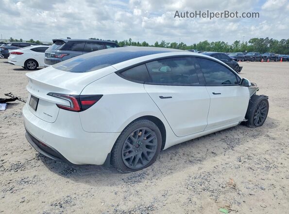 5YJ3E1EB9RF809588 2024 TESLA MODEL Белый Задняя правая четверть