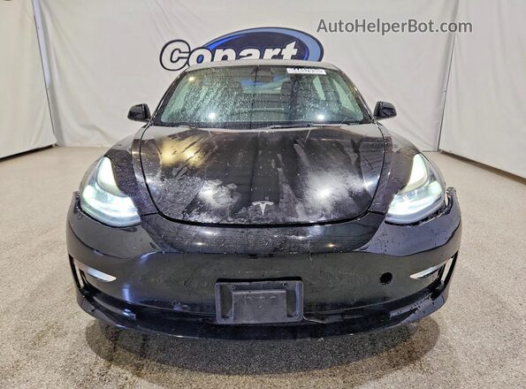 5YJ3E1EBXNF301012 2022 TESLA MODEL Черный Вид спереди