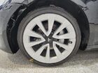 2022 Tesla Model 3 Черный vin: 5YJ3E1EBXNF301012 Damage: Left Front Wheel, Curb Rash, > 12 Inches