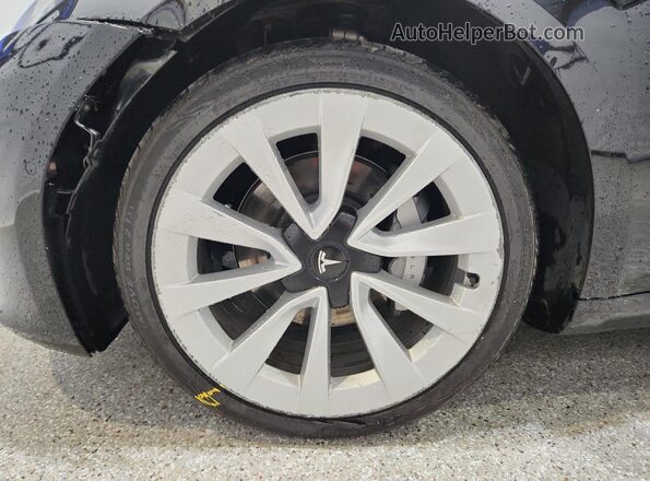 5YJ3E1EBXNF301012 2022 TESLA MODEL Черный Панорамный вид салона 360°