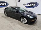 2022 Tesla Model 3 Черный vin: 5YJ3E1EBXNF301012 Damage: Right Front Tire, Flat, Repair Required
