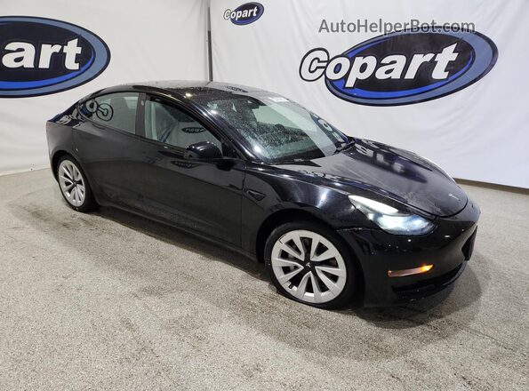 5YJ3E1EBXNF301012 2022 TESLA MODEL Черный 