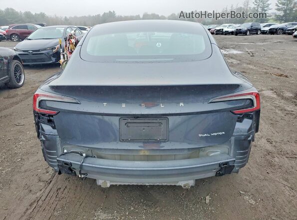 5YJ3E1EBXSF060306 2025 TESLA MODEL Gray Widok z tyłu
