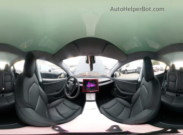 5YJ3E1EBXSF060306 2025 TESLA MODEL Gray Widok naklejki z numerem VIN