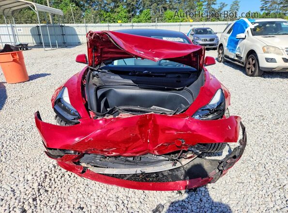 5YJ3E1EC0MF044448 2021 TESLA MODEL Gray Vista frontal