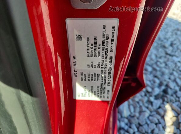 5YJ3E1EC0MF044448 2021 TESLA MODEL Gray Vista del compartimento del motor