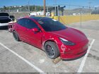 2021 Tesla Model 3 Performance Dual Motor All-wheel Drive Red vin: 5YJ3E1EC0MF078521