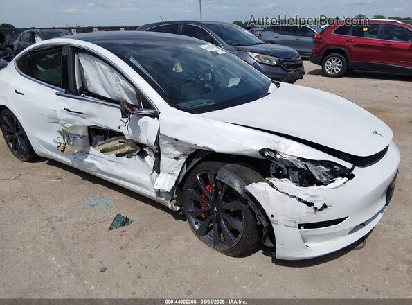 5YJ3E1EC3LF603196 2020 TESLA MODEL 3 Белый Вид спереди