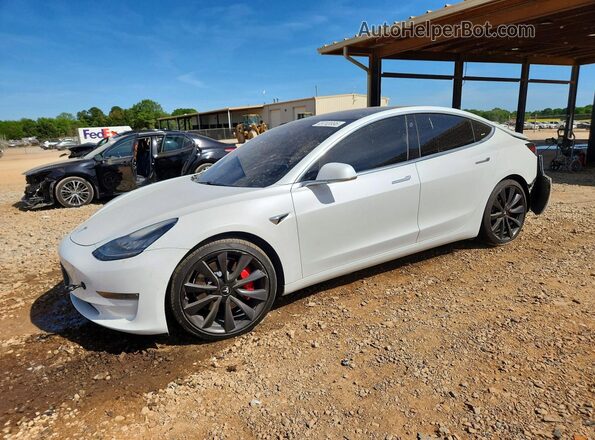 5YJ3E1EC4LF624381 2020 TESLA MODEL White Przód lewy