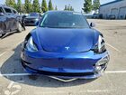 2021 Tesla Model 3 Синий vin: 5YJ3E1EC6MF093668
