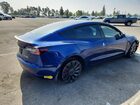 2021 Tesla Model 3 Синий vin: 5YJ3E1EC6MF093668