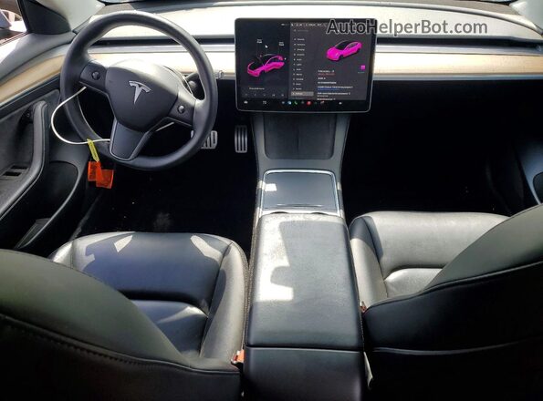 5YJ3E1EC6PF508329 2023 TESLA MODEL Угольный Вид панели приборов
