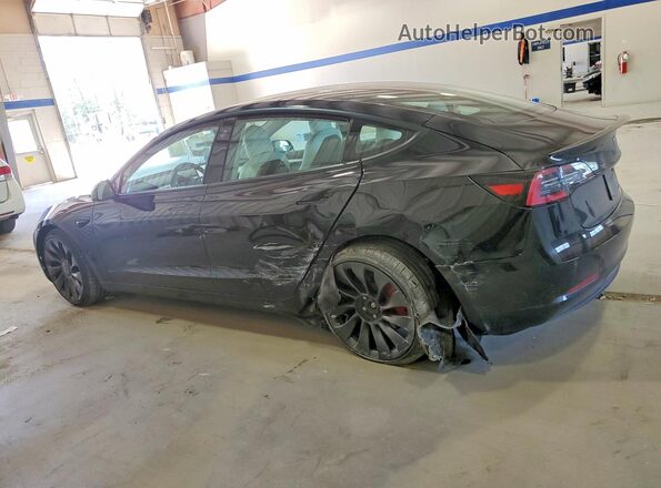 5YJ3E1EC8MF984514 2021 TESLA OTHER Black Задня ліва чверть