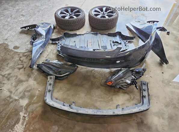 5YJ3E1ET2SF935581 2025 TESLA MODEL Серый Вид подкапотного пространства