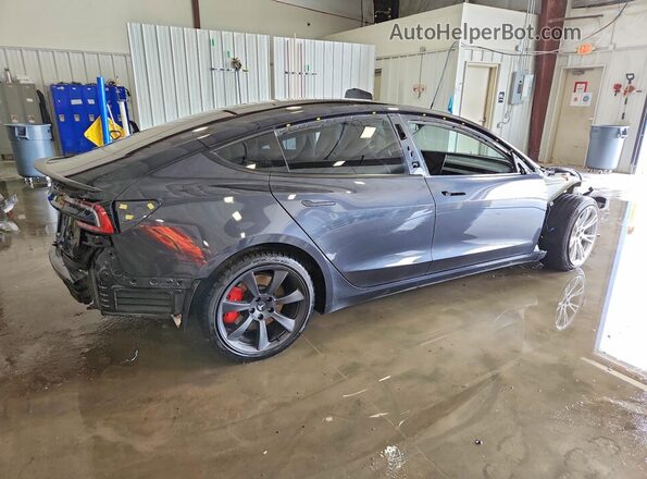 5YJ3E1ET2SF935581 2025 TESLA MODEL Серый Задняя правая четверть
