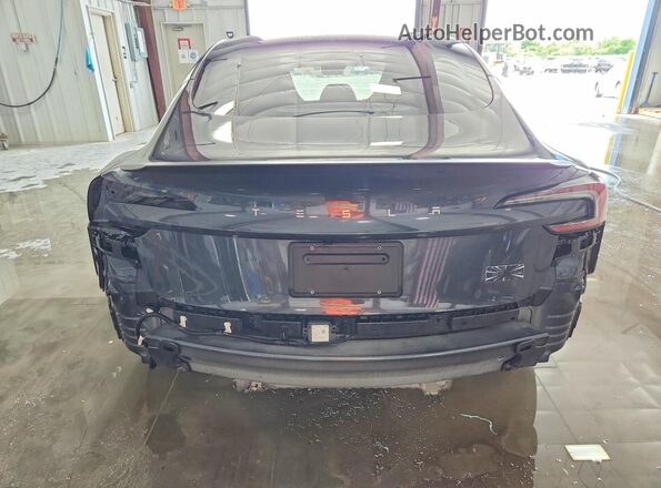 5YJ3E1ET2SF935581 2025 TESLA MODEL Серый Вид сзади