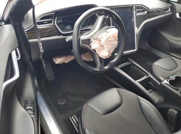 5YJSA1E16GF157962 2016 TESLA MODEL Черный Вид панели приборов