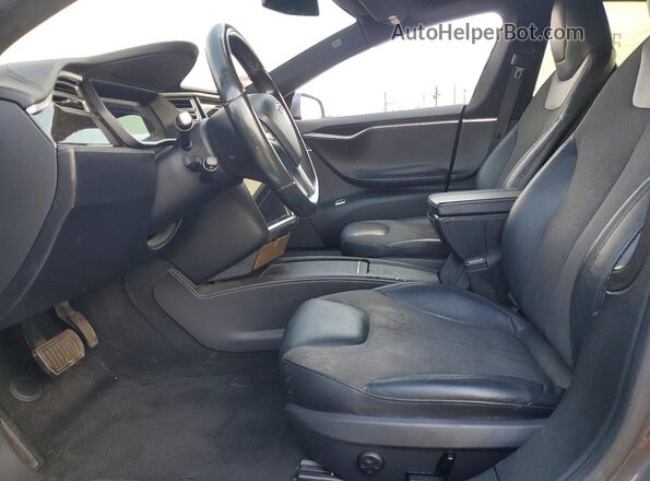 5YJSA1E16GF161090 2016 TESLA MODEL Серый Вид салона спереди